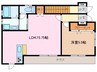 グランドハイツ 1LDKの間取り
