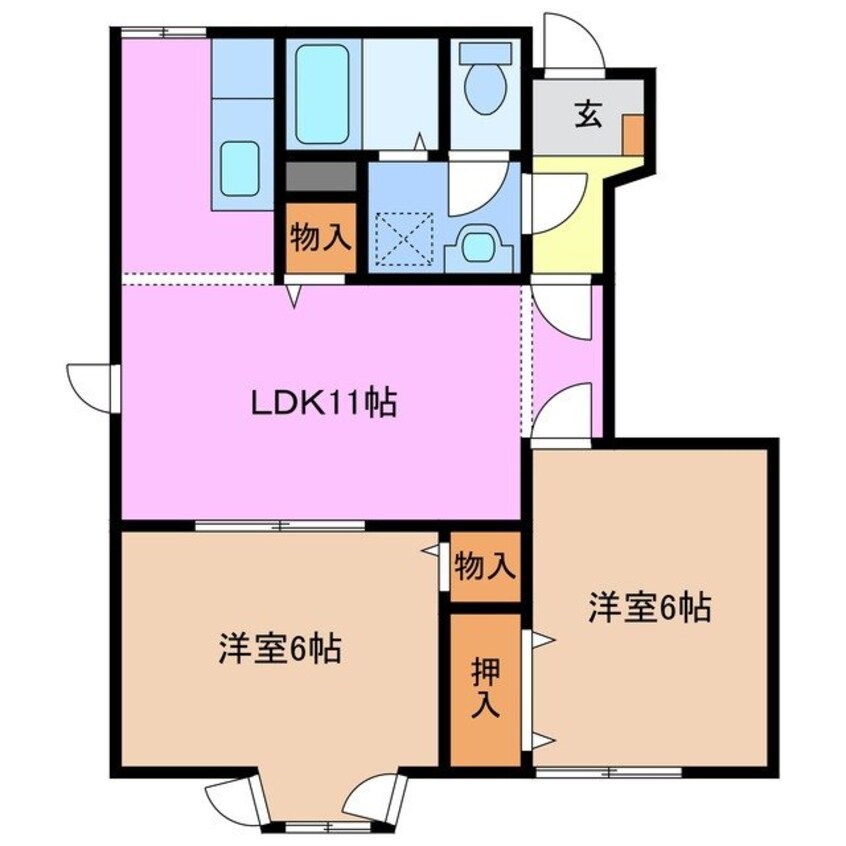 間取図 メイプルハウス　Ⅰ