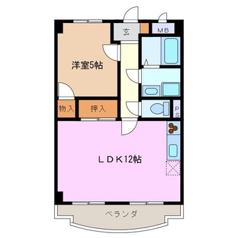間取図 ユーミー生桑マンション