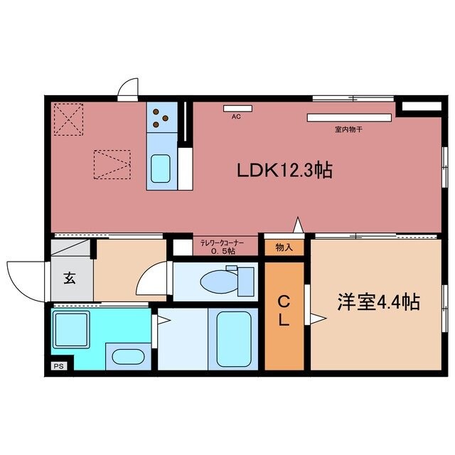 間取り図 フォルトゥーナ　ヒロ