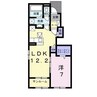 ルピナス　Ａ 1LDKの間取り