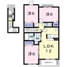 アヴァンティー 3LDKの間取り