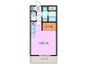 スターブル 1Rの間取り