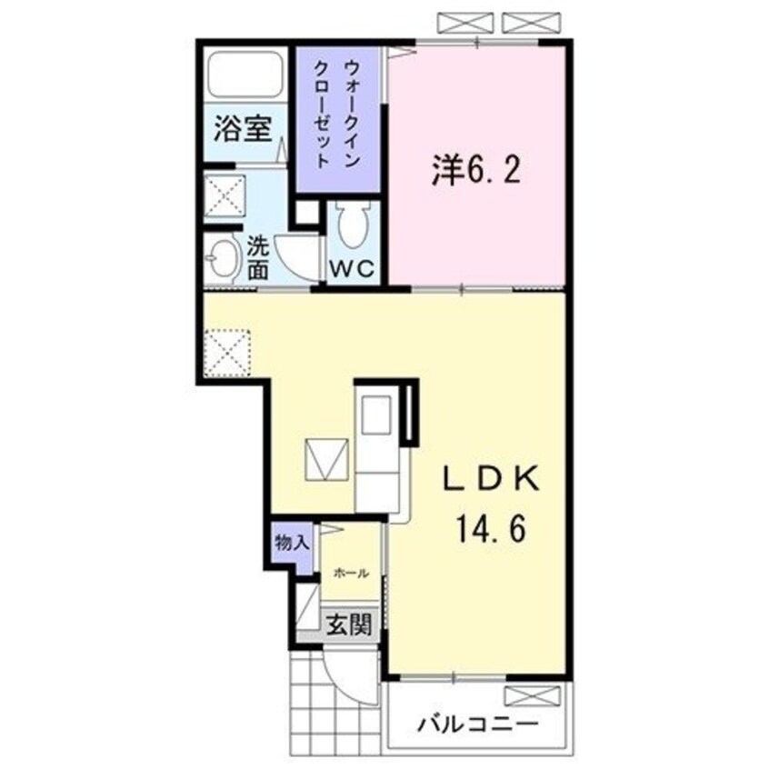 間取図 シャルム　Ｆ