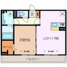 ルーチェ南いかるが 1LDKの間取り