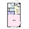 コ－ポミモザ 1Kの間取り