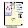 エルドラド 1LDKの間取り
