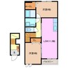 マハロⅡ 2LDKの間取り