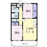 コスモス 2LDKの間取り