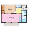 アルム　アベニュー 1LDKの間取り
