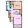 Ｂ．Ｎ　ｈｏｕｓｅＢ 1LDKの間取り