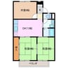 グランドハイツ舘Ⅰ 3DKの間取り