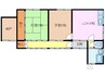 伊勢朝日町一戸建て 2LDKの間取り