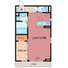 アサヒエステート 1LDKの間取り