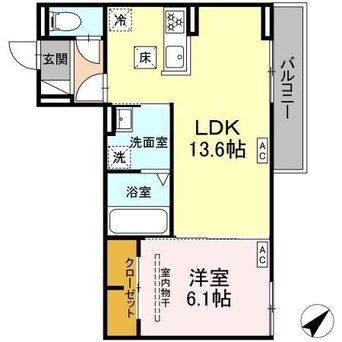 間取図 インコントロ　富田