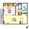 インコントロ　富田 1LDKの間取り