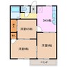 コーポ天水 3DKの間取り