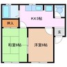アリスⅡ 2Kの間取り