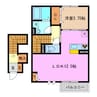 ビエンベルデ 1LDKの間取り