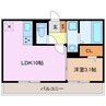 ディーシャンブル西富田Ａ 1LDKの間取り