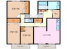 プレジール東浦 3LDKの間取り