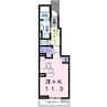 オリヴェート　Ｂ 1Rの間取り