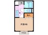 コ－ポミモザ 1Kの間取り
