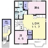 ノーブル・ハイムⅠ 2LDKの間取り
