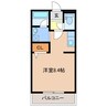 川越ガーデンテラス 1Rの間取り