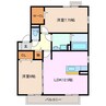 リビングタウン阿倉川　G 2LDKの間取り
