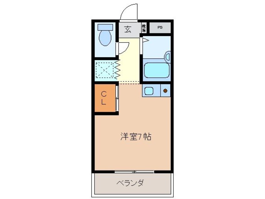 間取図 ラフレシール山城