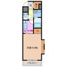 K's　mansion 1Kの間取り