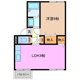 間取図 プレジール三宅　C