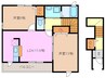 フェリースⅡ 2LDKの間取り