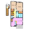 ビアン　Ｂ 2LDKの間取り