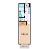 TOP HOUSE羽津Ⅱ 1Kの間取り