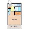 プライム富洲原 1Rの間取り