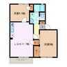 タウンＡ 2LDKの間取り