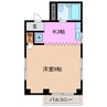 コーポ北斗 1Kの間取り