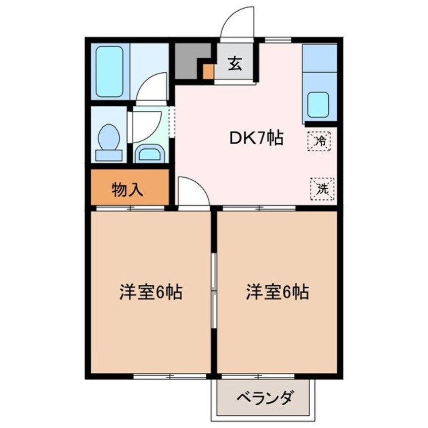 間取図 シェレナ山下　Ⅰ