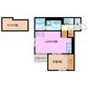 スマイシアAPARTMENT小杉町 1LDKの間取り