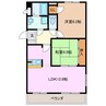 エンタープライズ川越 2LDKの間取り