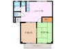 ビラカワサキ 2LDKの間取り
