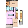 コンソラータ　Ⅰ 2LDKの間取り