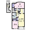 イエローフォレスト 2LDKの間取り