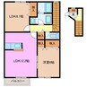 リーオ　デ　グロリア 2LDKの間取り