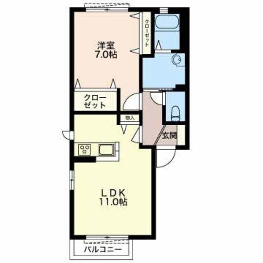 間取図 ＥＴＥＲＮＩＴＹ　Ⅳ
