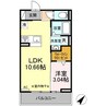 スカイ 1LDKの間取り