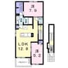 フリージア 2LDKの間取り