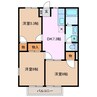 コーポラス貴船 3DKの間取り